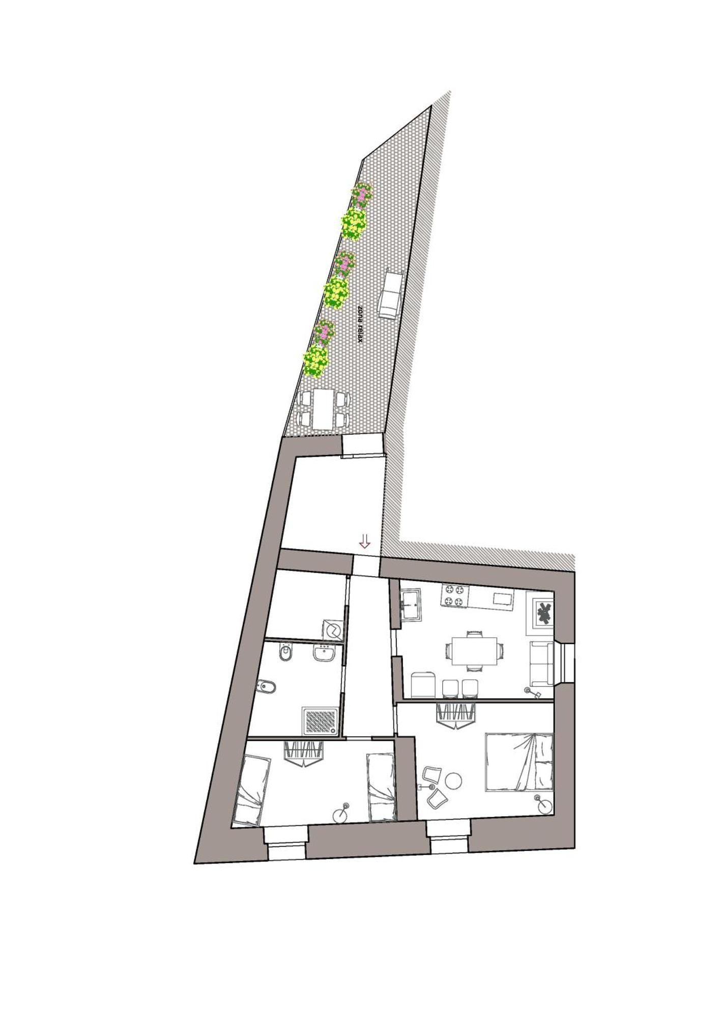 Casa Calvola Holiday Home 텐노 객실 사진